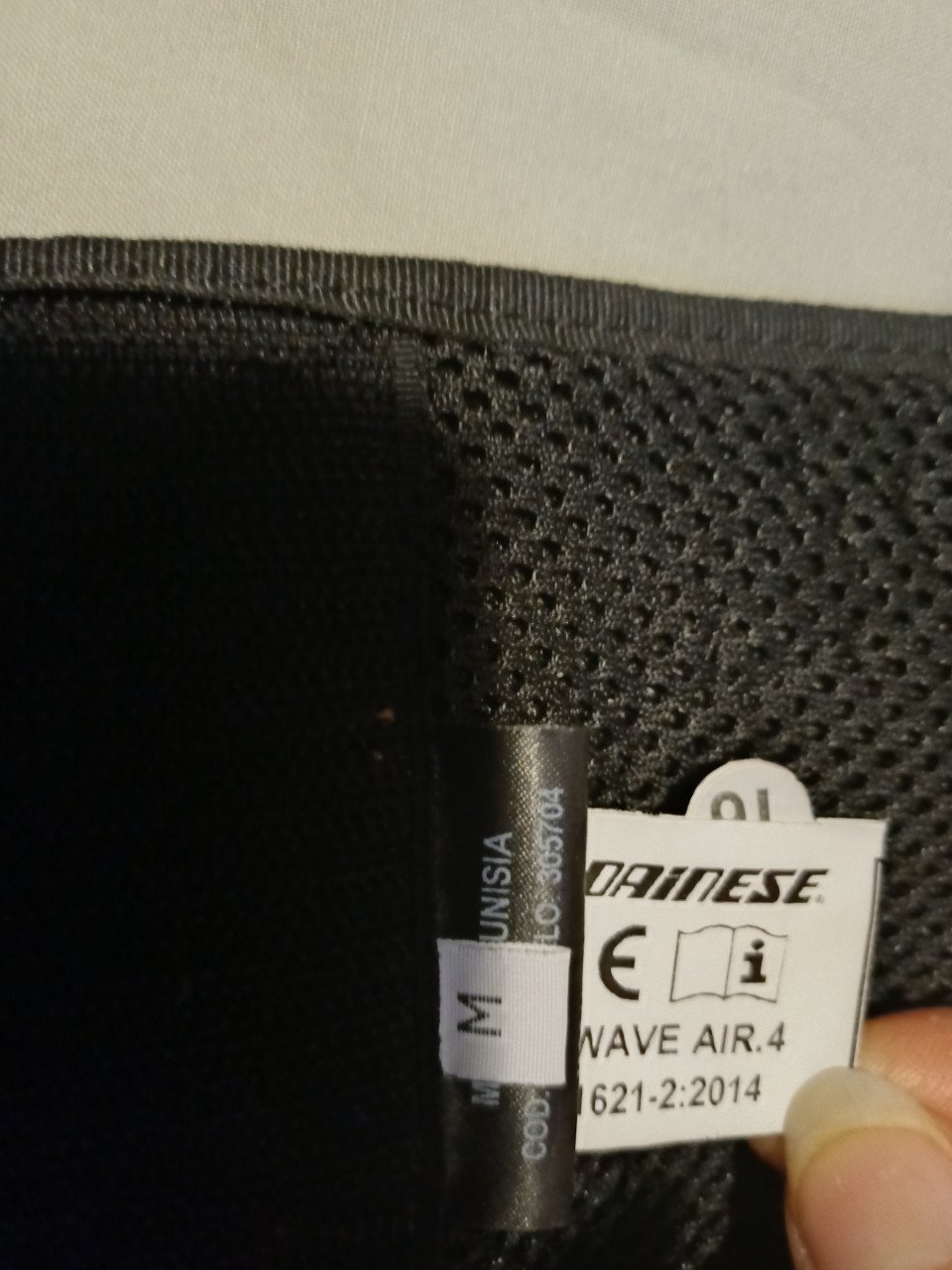 Dainese D1 wave air.4 rugprotector