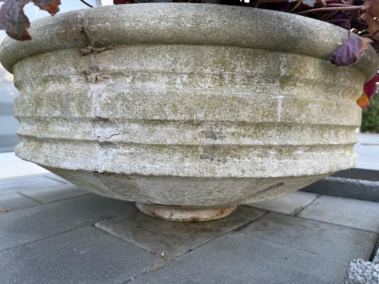 Vintage betonnen plantenschaal Ø 70 cm