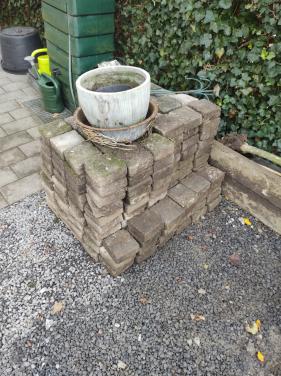 Bestrating steentjes 14x14cm