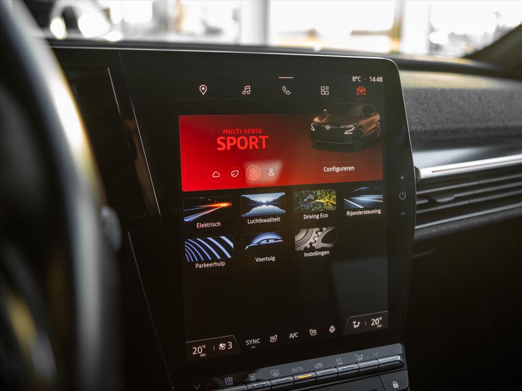 Renault Megane E-tech ev60 220pk optimum charge techno | stoel & stuurverwa