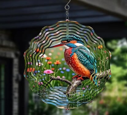 3D ijsvogel - windspinner