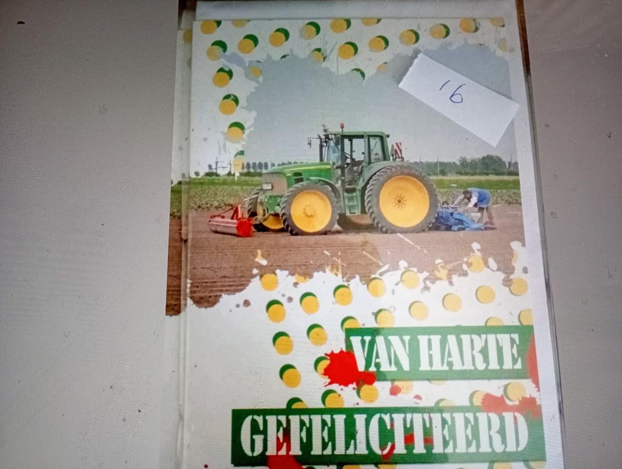 169 nieuwe felicitatiekaarten tractoren