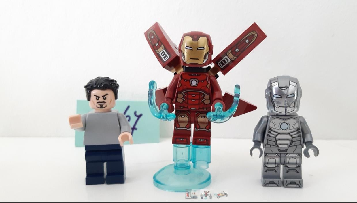 LEGO Marvel Avengers 76167: Tonny Stark Iron Man Wapenkamer ,5 minifiguren