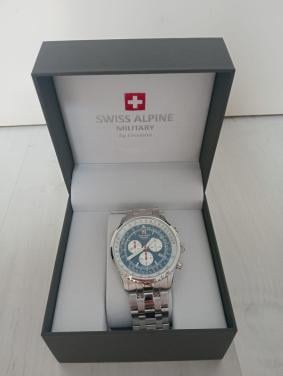 Swiss Military SAM7078-blauw Swiss Alpine 45mm