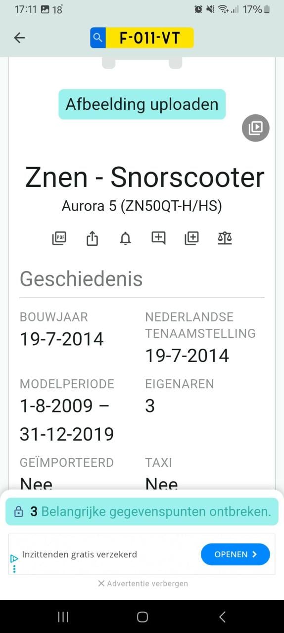 Scooter 2 stuks in goede staat  bouwjaar 2011 en 2014 €750