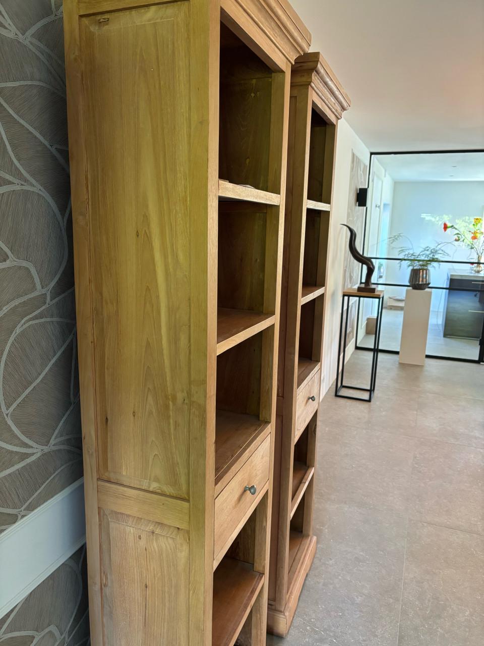 Teakhouten (boeken)kast