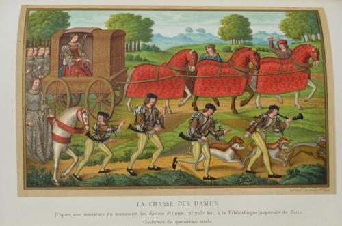 Moeurs usages costumes Moyen age et Renaissance 1871 izgst.