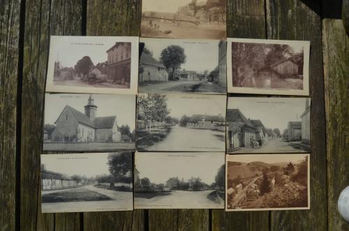 10 Ansichten Frankrijk, Pougy-sur-Aube begin 20e eeuw.