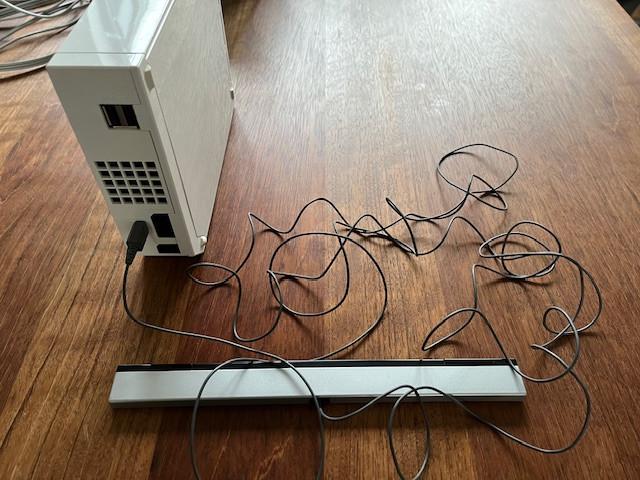 Nintendo Wii met balance board, maar zonder controllers