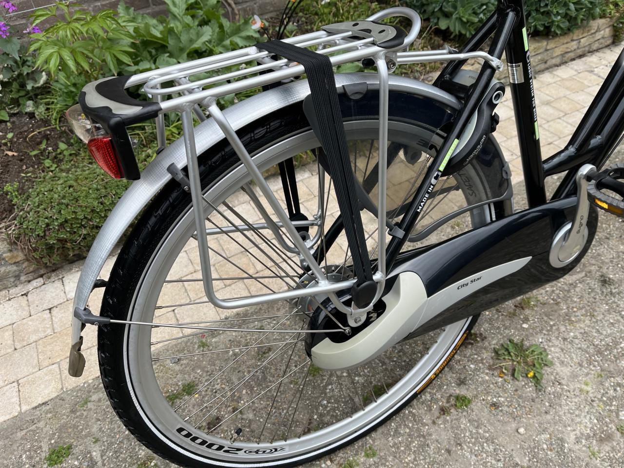Dames fiets City Star 8 versn trom-rem verlichting Uit de Gazelle familie..