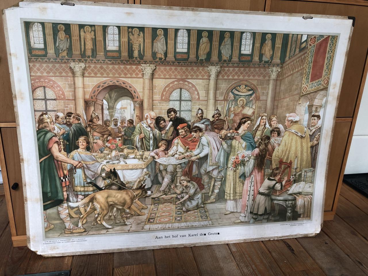 Diverse oude wandplaten / schoolplaten 10 euro p.s.