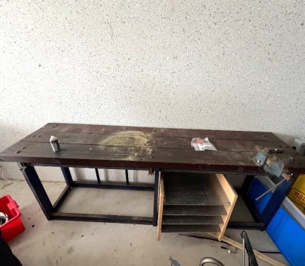 Stevige werkbank