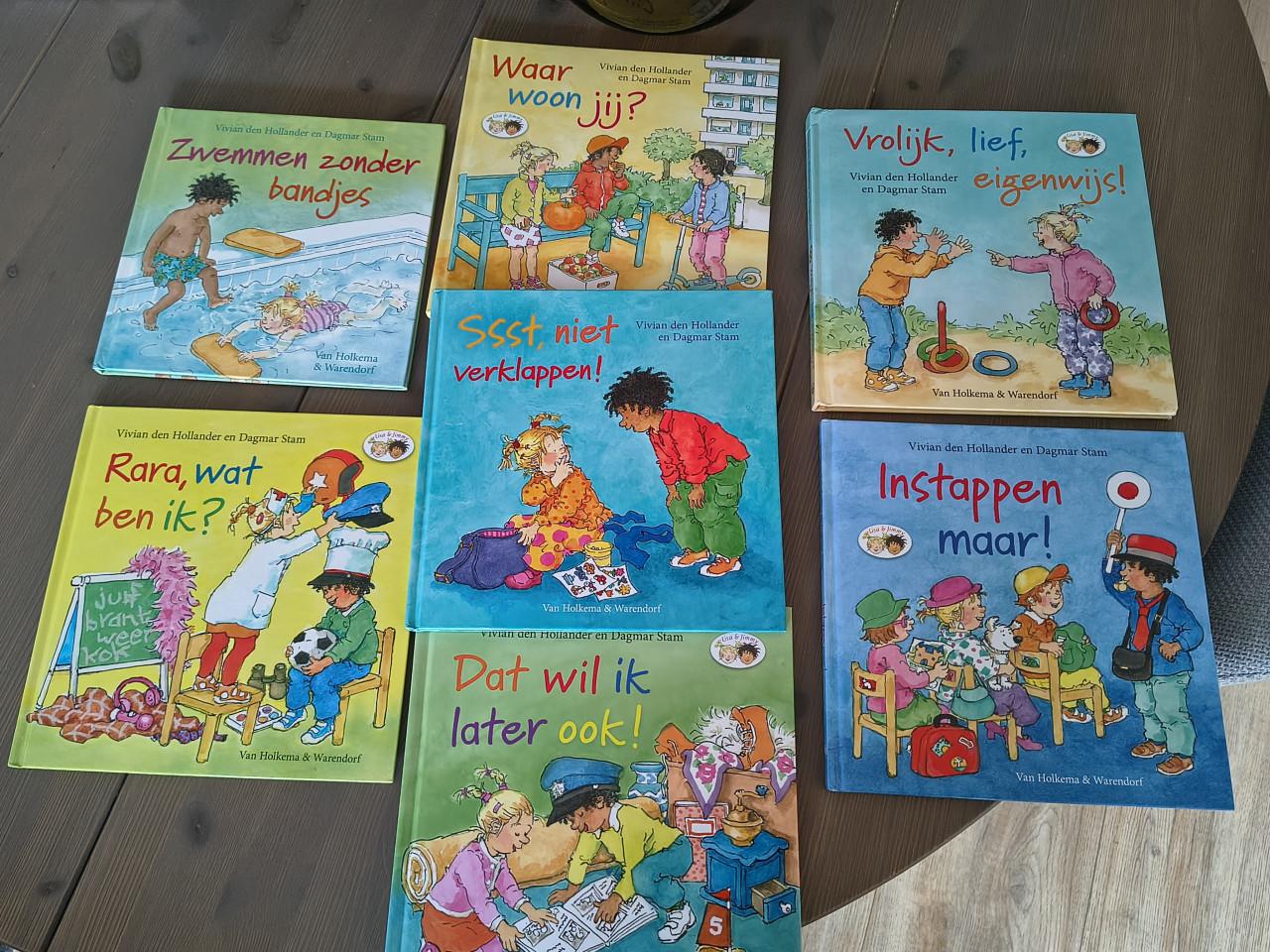 Kinderboeken Lisa & Jimmy 5 euro per stuk, 25 euro voor zes boeken