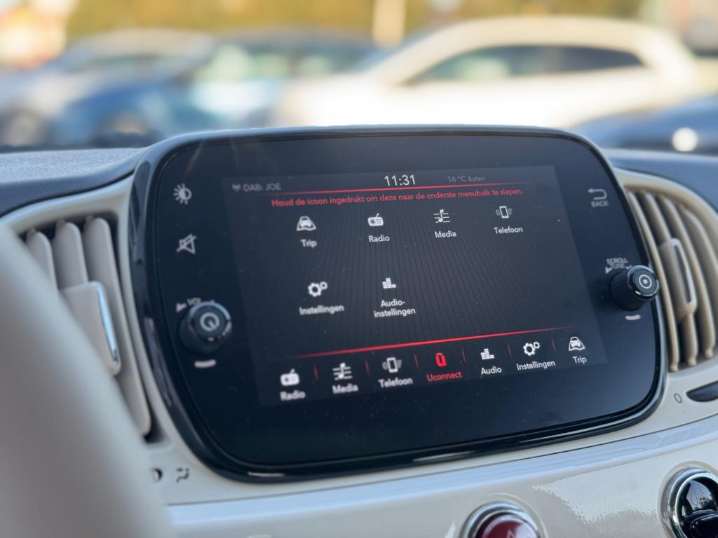 Fiat 500 C 1.0 hybrid dolcevita * cruise control * stoelverwarming * half l