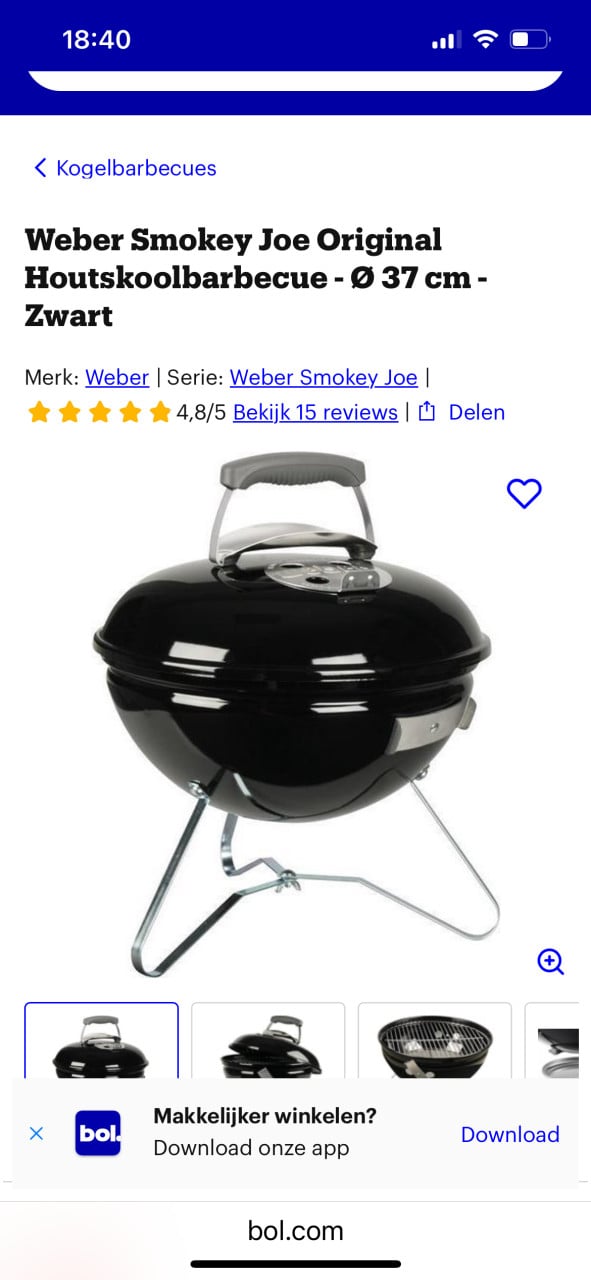 Weber BBQ Smokey Joe