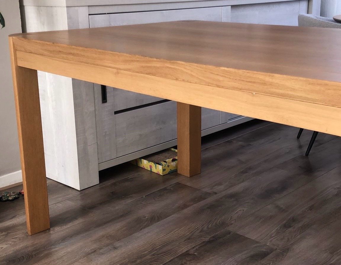 Eiken eettafel