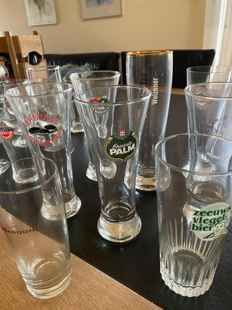 Opruiming bierglazen