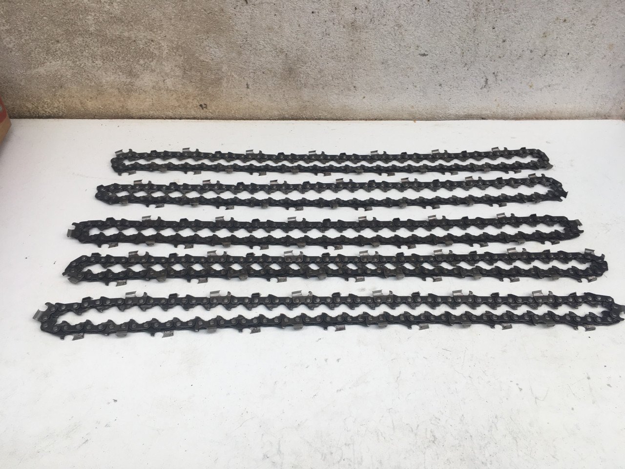 5x zaagketting voor kettingzaag dolmar, husqvarna etc zo goed als nieuw