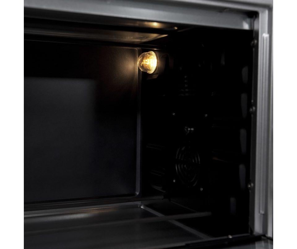 Nieuwe Inventum OV305CS vrijstaande heteluch oven met kip draaispit