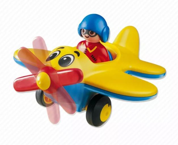 Playmobil - Piloot met vliegtuig nr 6717