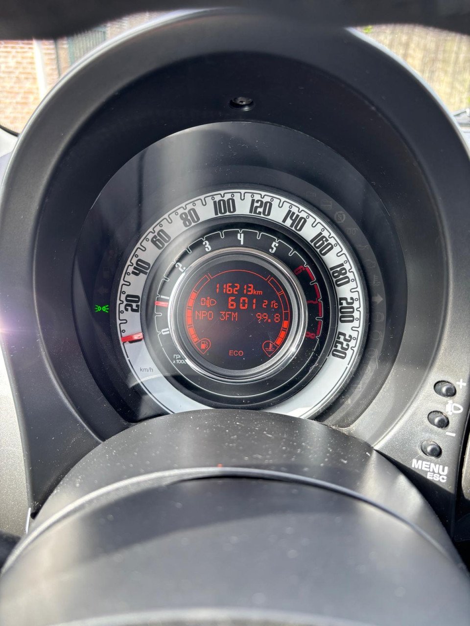 Fiat 500c grijs MOET NU WEG