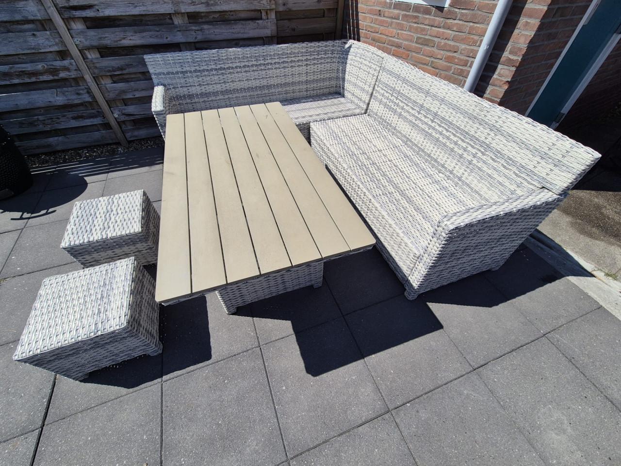 Dining Loungeset 255 x 205 cm (Bezorging mogelijk)