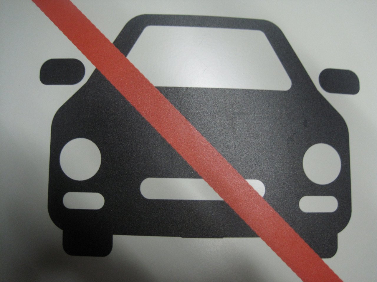 Verboden te parkeren , verkeersbord