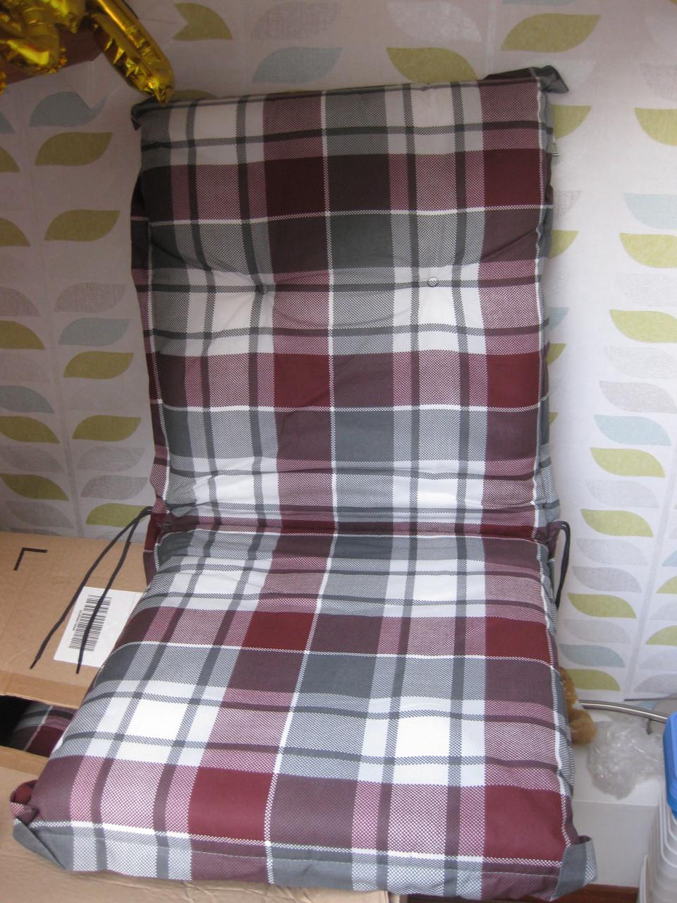 Gloed nieuwe 4 stuks tuinstoelkussens