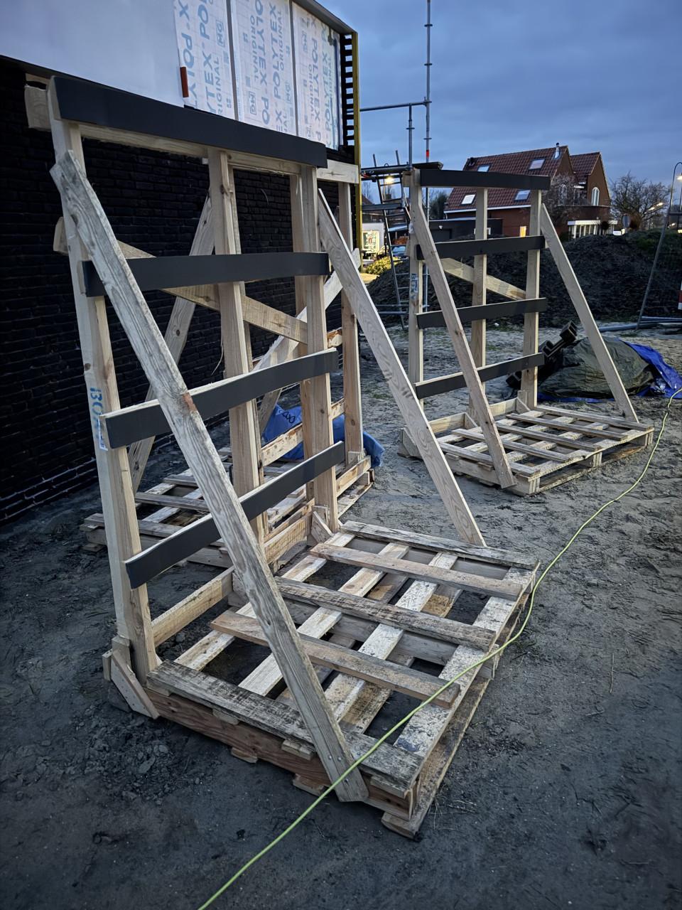 Pallets/blokken 5 stuks