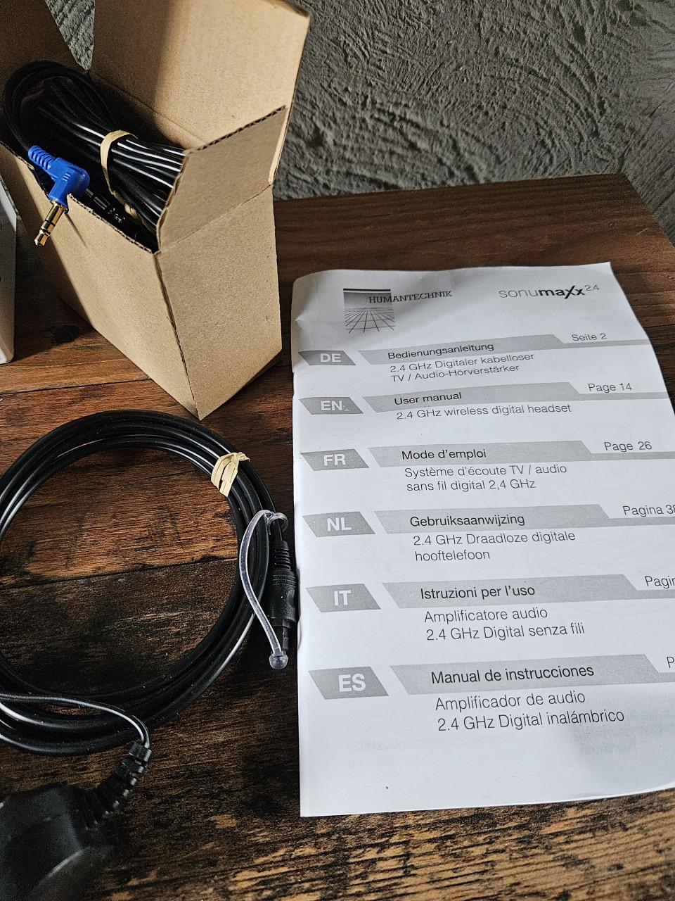 Nieuwe Humantechnik sonumaxx 2.4 Digitale TV Luisterhulp