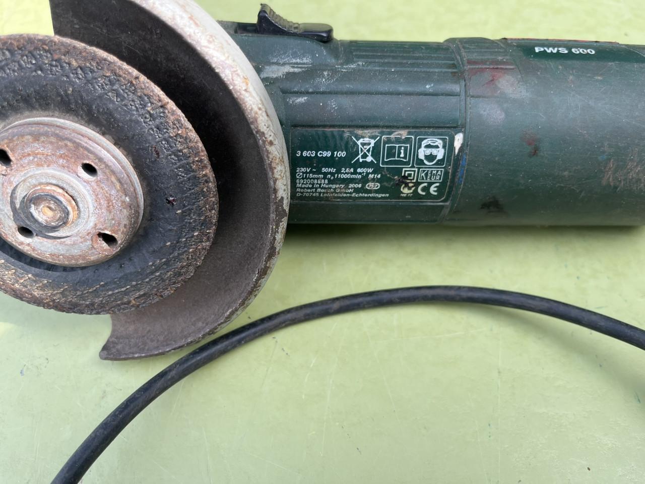 Haakse slijpmachine Bosch PWS600