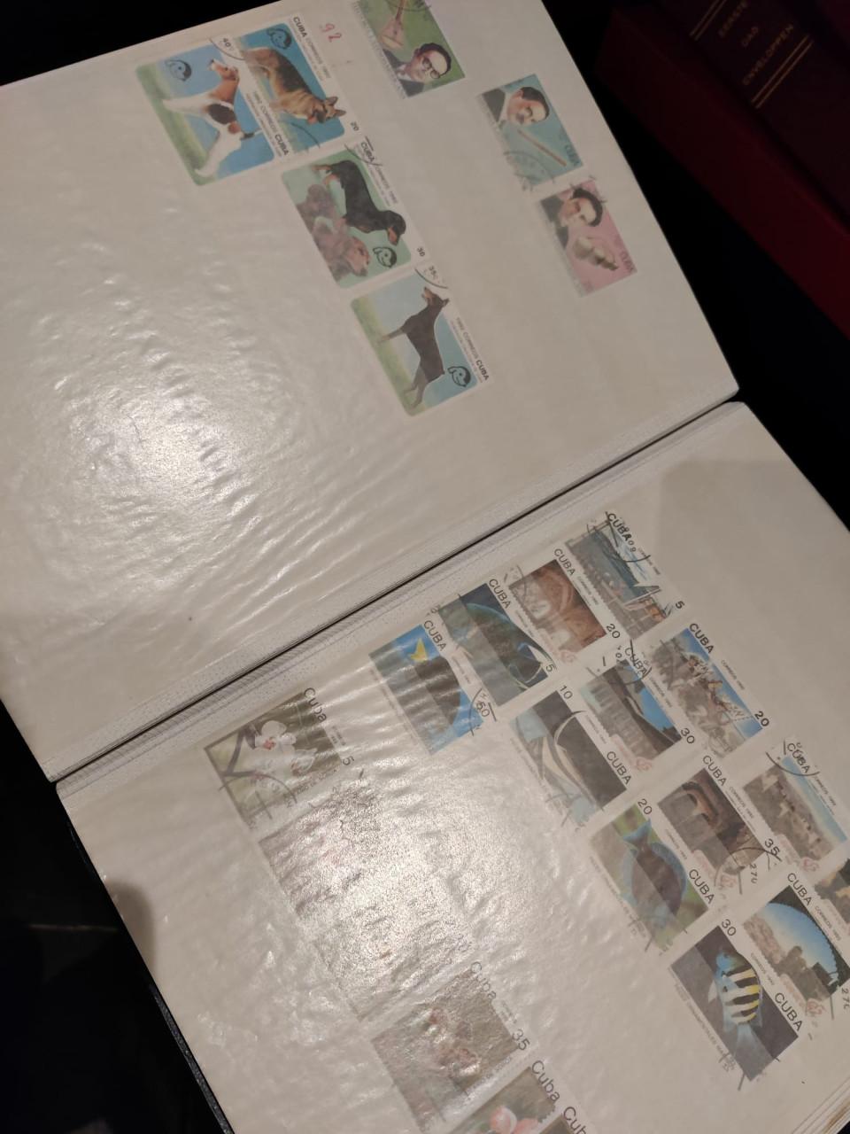 Verzameling Cuba in dik album