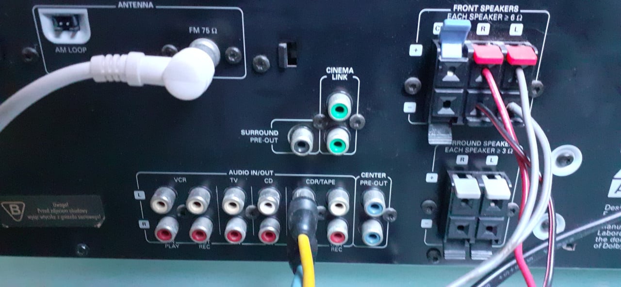 Stereo reciever philips FR 735 met boxen en afstandbediening