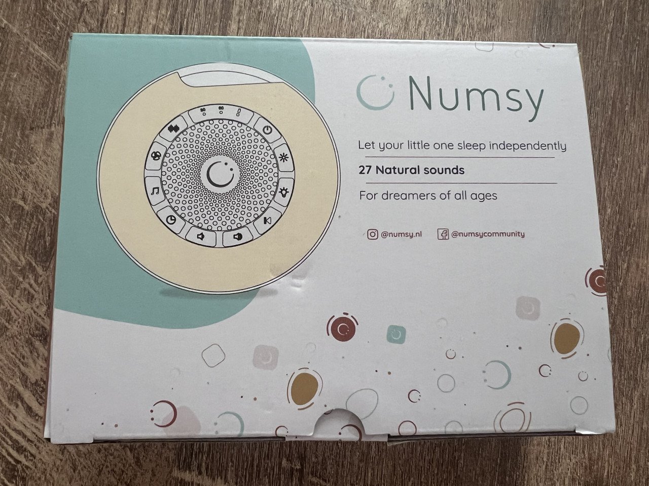Numsy Mini White Noise Machine Baby