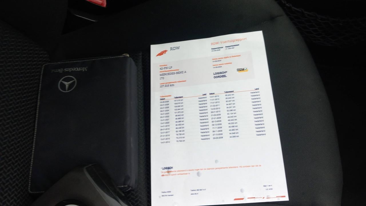 Mercedes A klasse 170 Elegance 5drs 2004 airco 107.000km i.z.g.st apk 2027