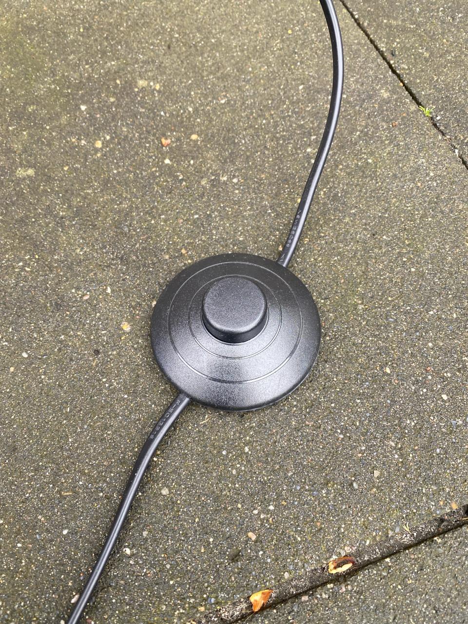 Staande industiele lamp.