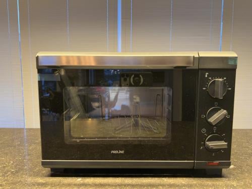 Proline zwarte mini-oven PMO19 nieuw