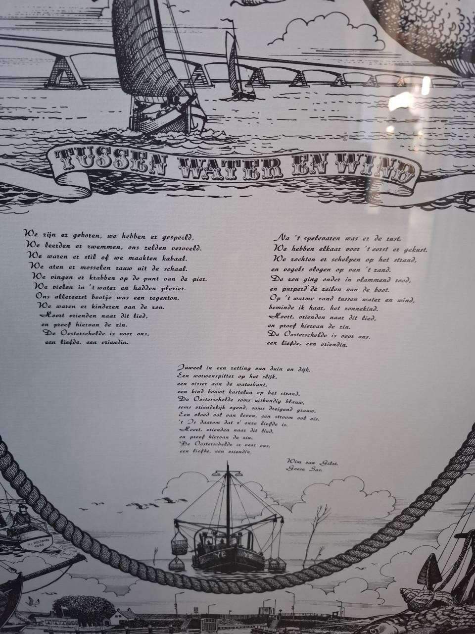 Lijst gedicht Oosterschelde