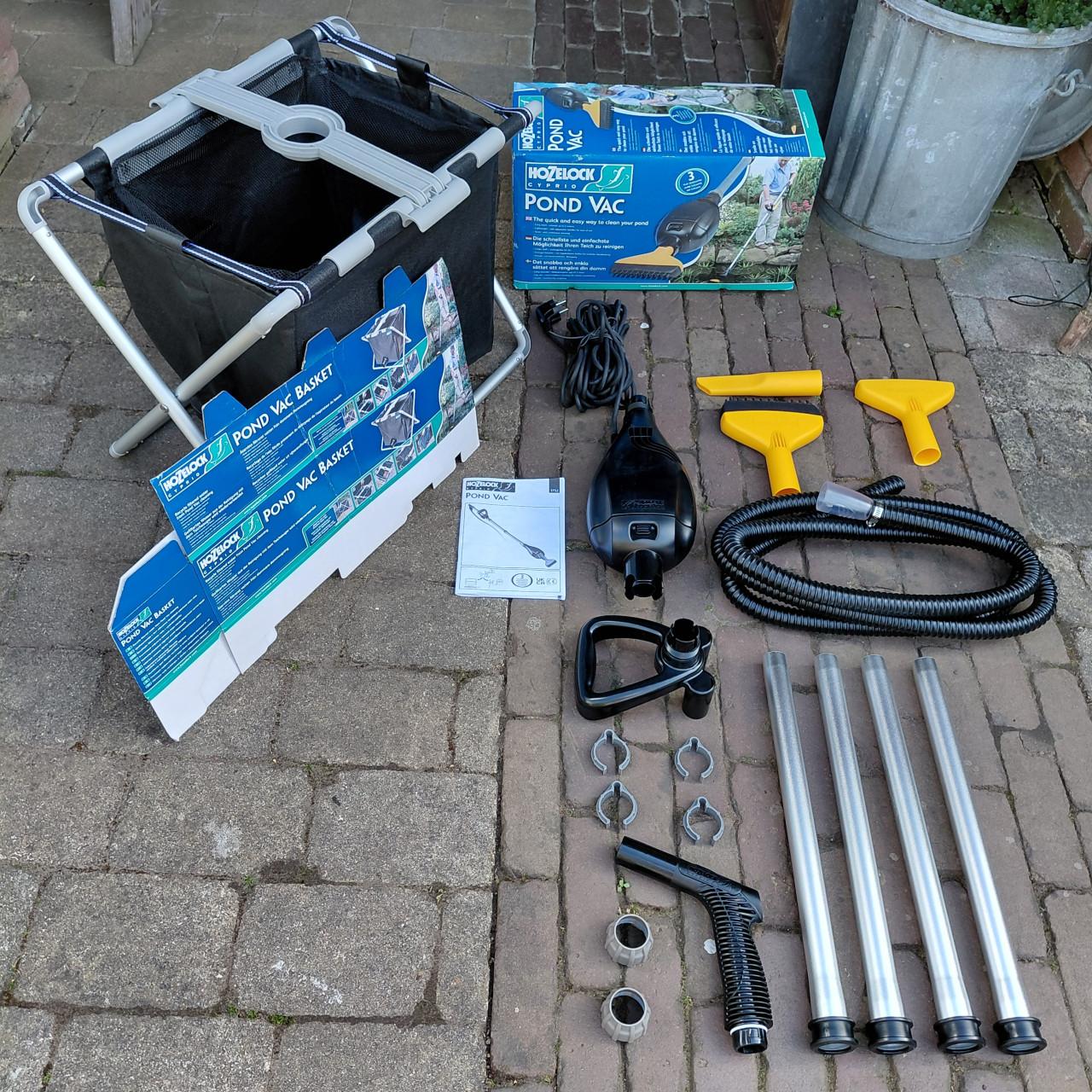 Hozelock vijverstofzuiger + vuilwaterfilter