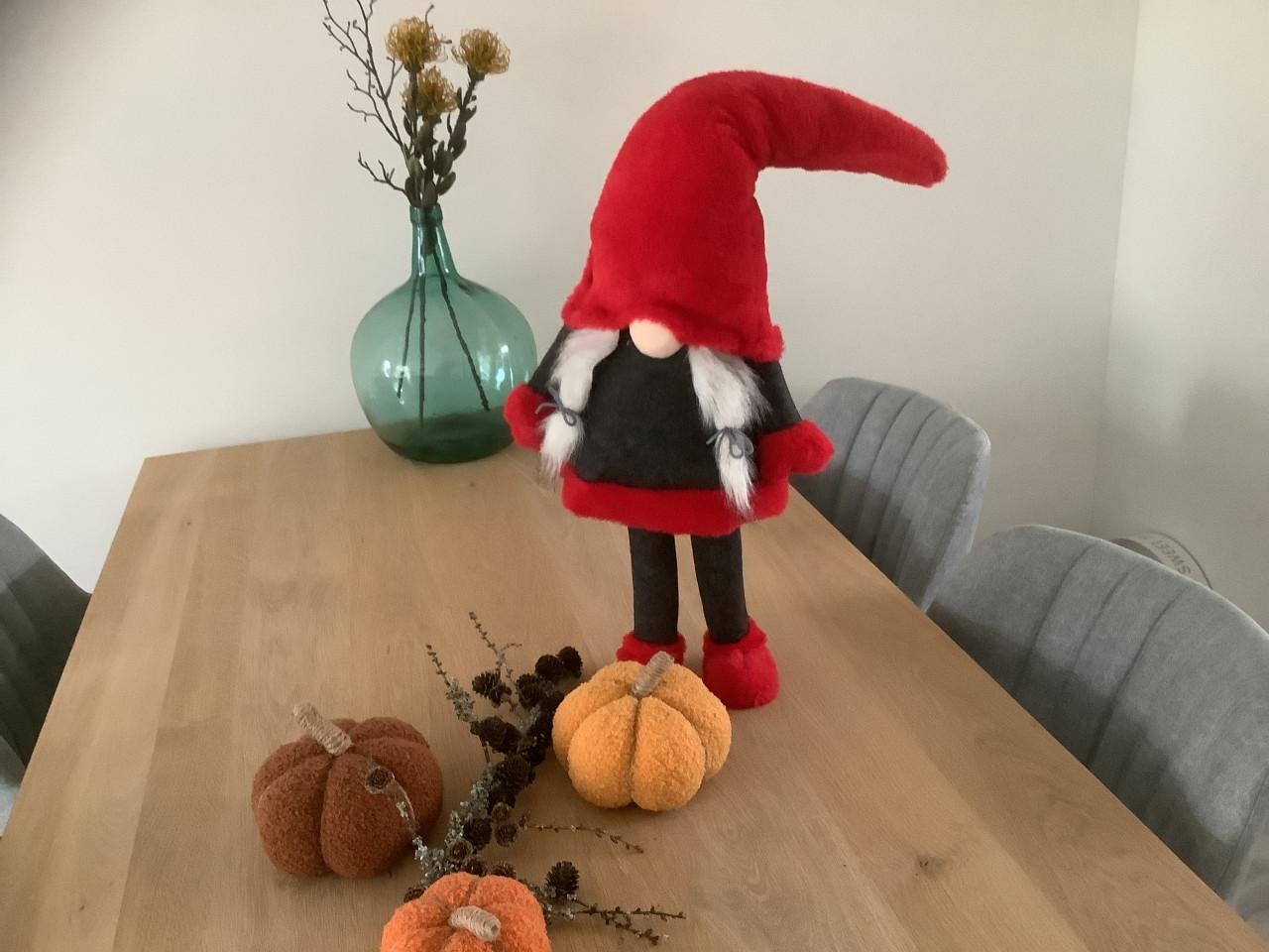 Grote Kerstkabouter Gnoom - H 65 cm