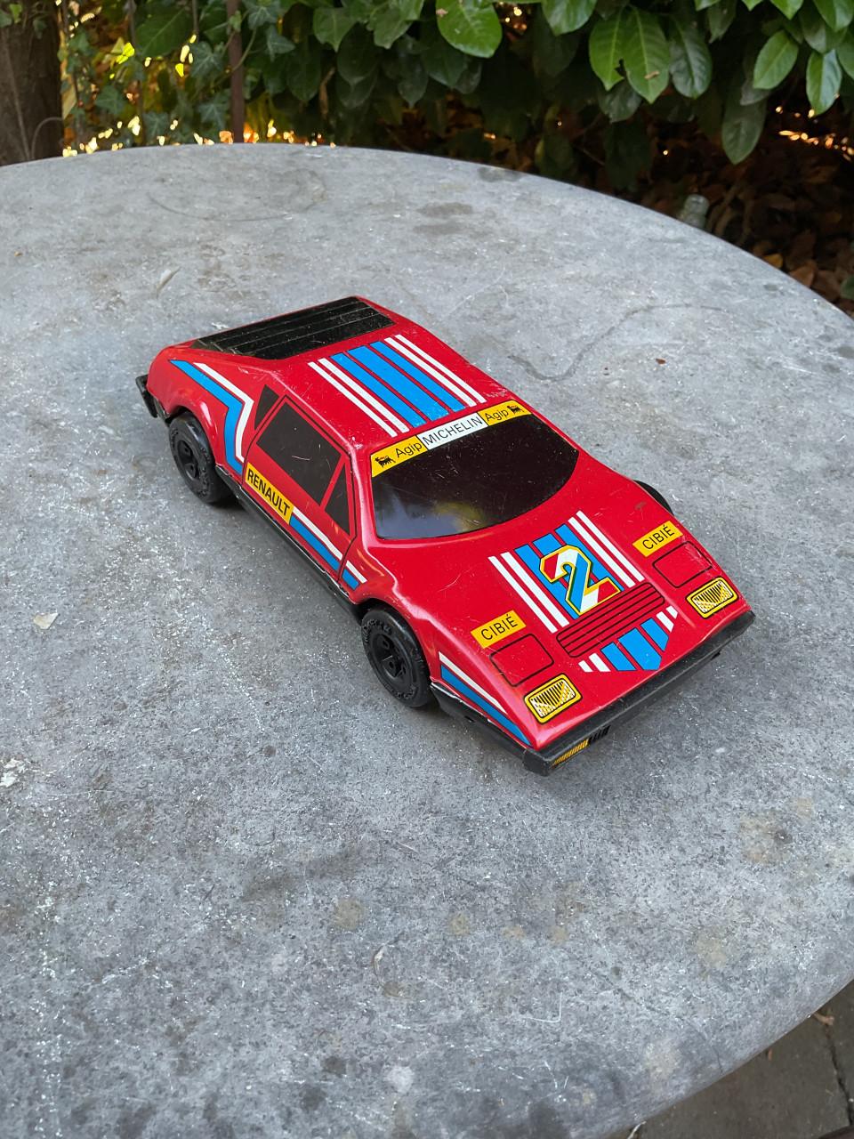 Vintage Renault Alpine ( blik ) jaren 70