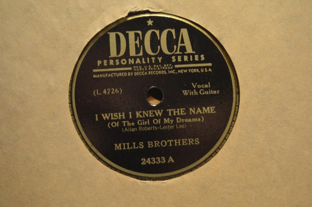 78 rpm Mills Brothers jaren '40 en '50 héél veel stuks. (4)