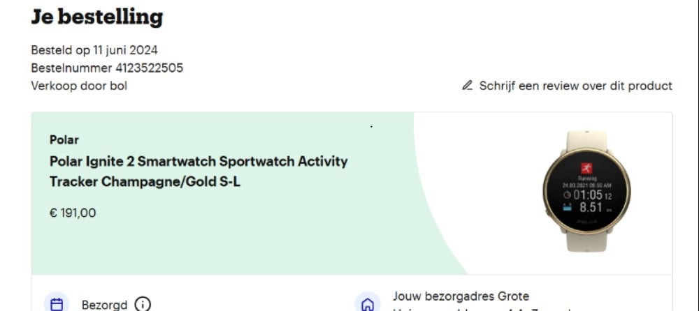 Polar Ignite 2 Smartwatch