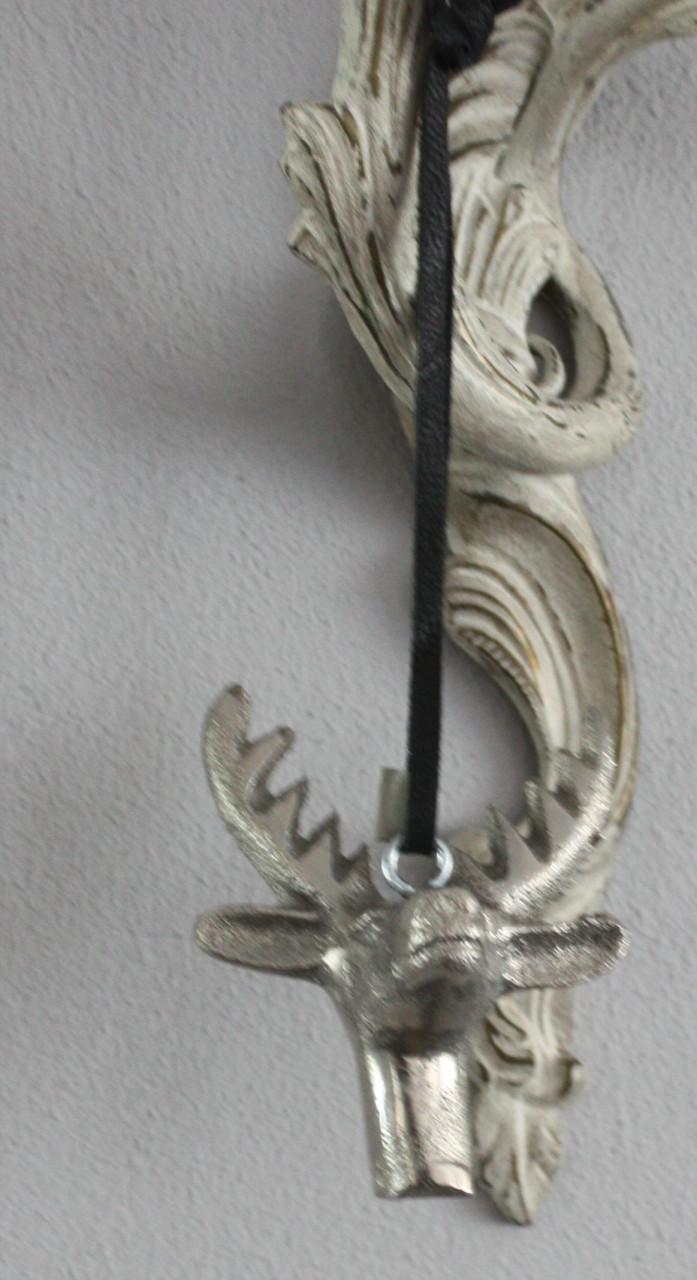 Metalen elandhoofd hanger