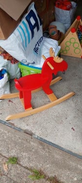 Hobbel eland van hout