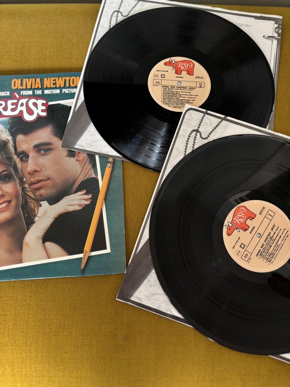 Grease Soundtrack Dubbel LP - John Travolta & Olivia Newton-