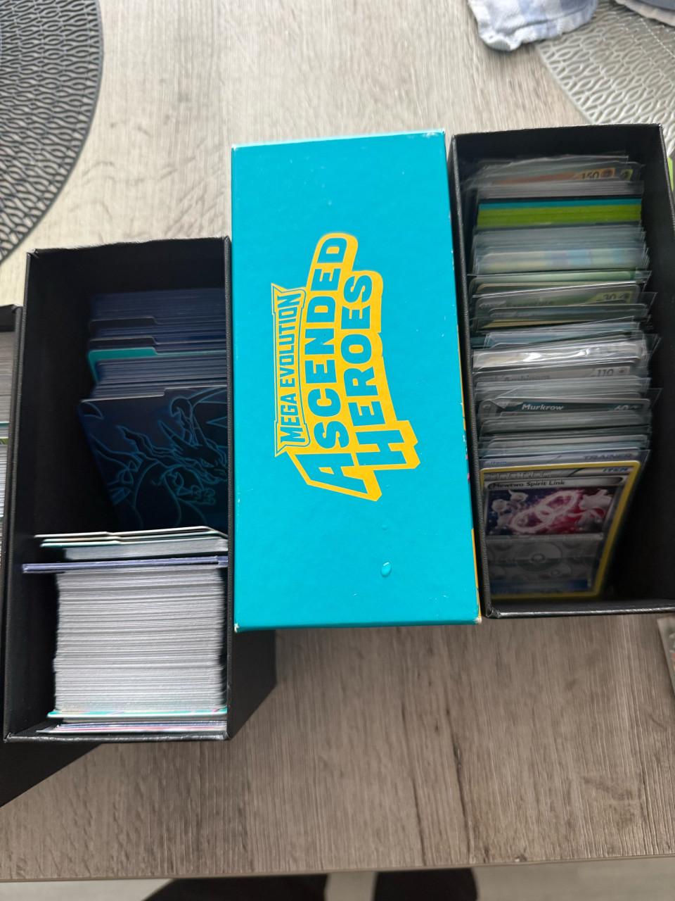 Bulk Pokémon kaarten (1000+ stuks) met zeldzame pulls