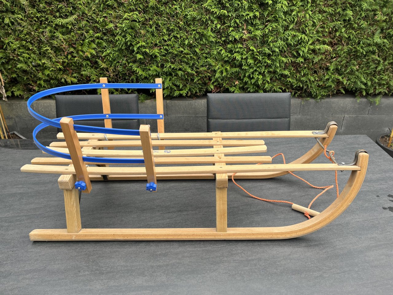 Mooie houten slee van Sirch
