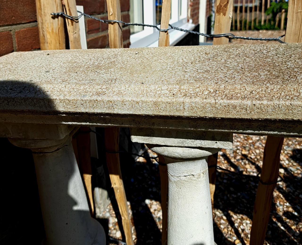 Betonnen balustrade