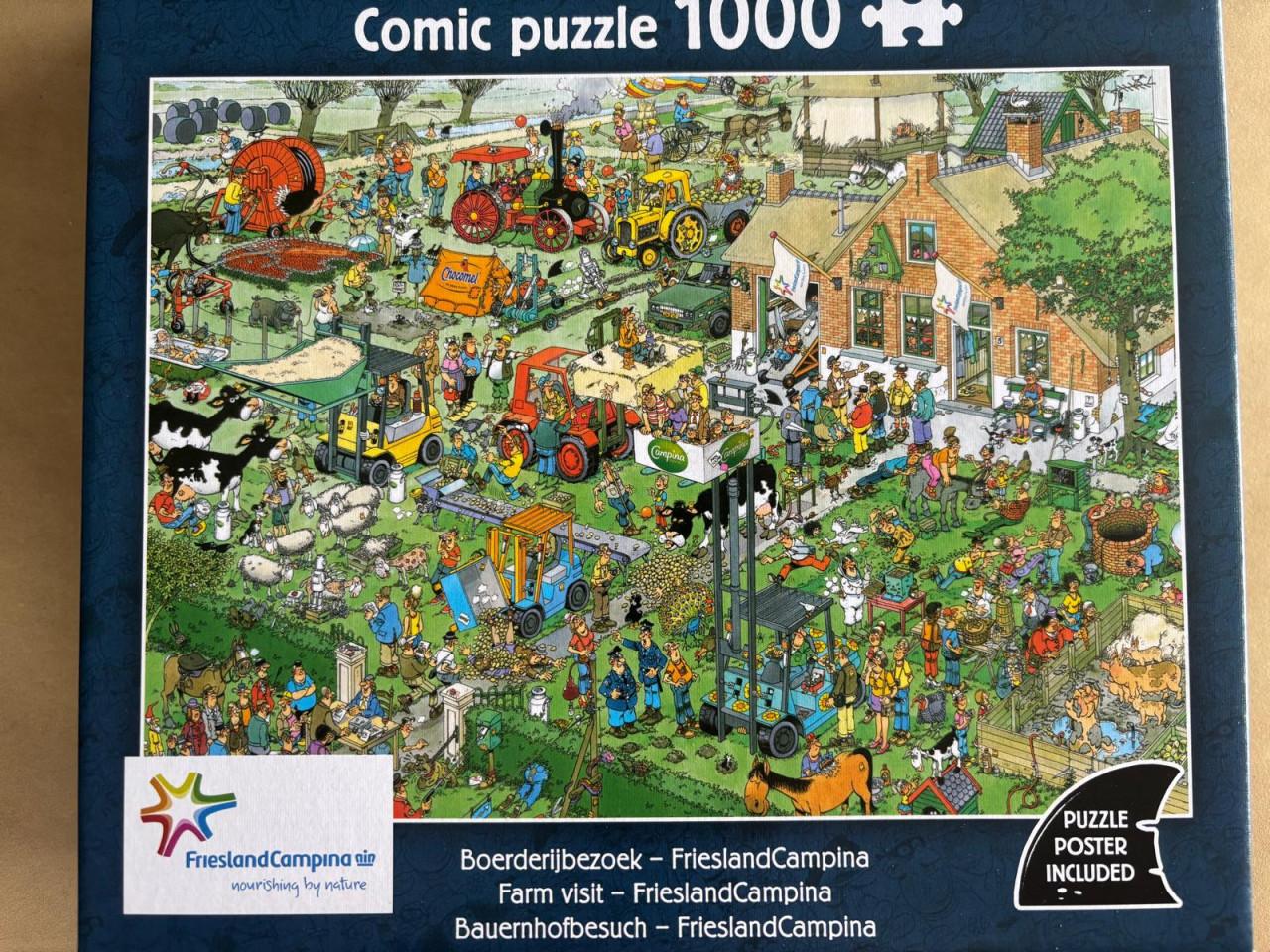 Jan van Haasteren "Boerderijbezoek -FrieslandCampina"